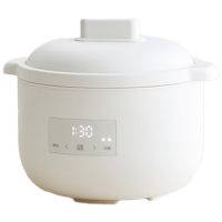 歐萊克 OLK-05-10(1.2L智能电饭煲陶白DFB07001) 电饭煲 迷你1一2人家用小型电饭锅1.2L