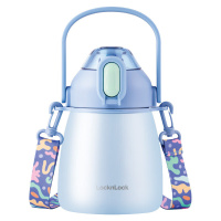 乐扣乐扣(LOCK&LOCK) LHC3311BLU 小清新颜值佳保温水杯 不锈钢轻量潮流渐变车载男女学生随身杯 蓝色