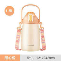 乐扣乐扣(LOCK&LOCK) LHC3312ORG 小清新颜值佳保温水杯 不锈钢轻量潮流渐变车载男女学生随身杯 橙色