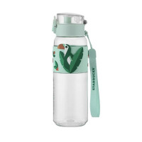 星巴克 春日款弹跳畅饮杯 750mL绿野秘境经典薄荷绿清新简约马克杯