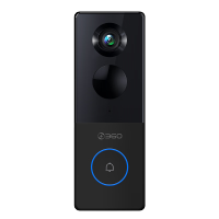 360 S2416 门铃6 可视门铃 300W高清画质 家用监控智能门铃电子猫眼摄像头 无线wifi手机远程查看对讲