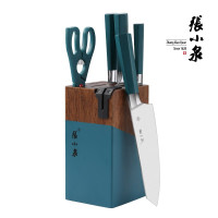 张小泉 D31500100 刀剪六件套 典雅绿系列套装 经久耐用 方便收纳 握感舒适