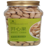 茉语凡 原味开心果450g/罐 坚果/蜜饯 果肉饱满原色无漂白休闲小零食罐装