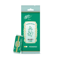 清风 六神湿纸巾1层8片/包*8 纸品小包 便携出行 湿纸巾 联名款