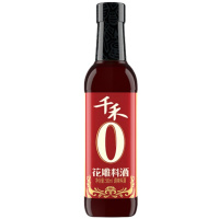 千禾 花雕料酒500ml*1瓶 调味品 去腥增香提鲜家庭调味品 腌制去腥 煲汤醇美 炒菜增香