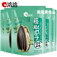 洽洽(chacheer) 藤椒瓜子108g*5袋 坚果/蜜饯 葵花籽休闲零食炒货 精烘技术 加倍香脆