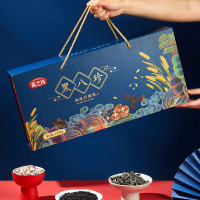 燕之坊 黑八珍礼盒 杂粮干货礼盒 黑八珍木耳香菇黑金谷黑豆荞麦黑米燕麦