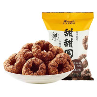 来伊份(LYFEN) 甜甜圈48g*5包 休闲零食 巧克力味儿 童甜品点心 小包袋装膨化食品