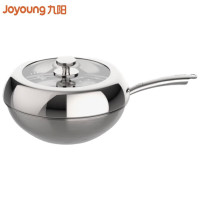 九阳(Joyoung) CF32-C785 炒锅 炒锅0氟钛瓷抗粘平底炒菜锅 不锈钢蜂窝燃气灶可用