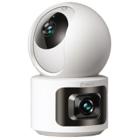 360 P500+128G卡 智能摄像机 双摄版 双500万高清摄像头 家用监控手机远程监控器