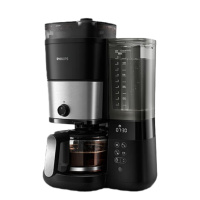 飞利浦 HD7900 咖啡机 美式咖啡机 双豆仓混合研磨一体家用全自动豆粉两用大容量水箱