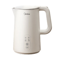 美的(Midea) SH15X301-PRO 电水壶热水壶 304/316L不锈钢 家用电热水壶 无缝内胆双层防烫便携式