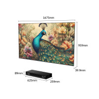 创维 75H9E 液晶电视机 75英寸 超薄壁画艺术电视 二级能效 无缝贴墙超高清电视机护眼