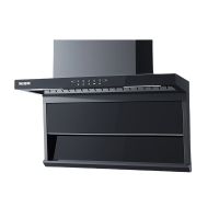 美菱(MELING) CXW-318-390H(V2) 顶侧双吸油烟机 一级能效 7字机 超薄触控面板 挥手感应热清洗