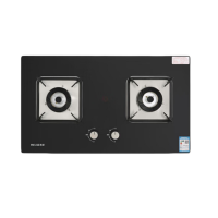 美菱(MELNG) JZY-MZ-350F 燃气灶 纯铜火盖 可调节底座 家用节能双眼灶具 液化气 750*430mm