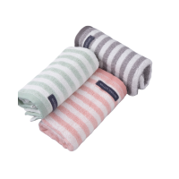 洁丽雅(Grace)纯棉毛巾 3条组合装 抗菌防螨吸水洗脸洗澡加厚毛巾 100g/条