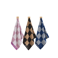 洁丽雅(Grace)全棉毛巾新疆棉 3条装 成年人面巾不易掉毛加厚洗澡擦脸巾 72*35cm