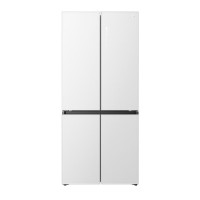 TCL R456P12-UQB 十字冰箱 四门 456L 超薄平嵌 58cm超薄 -40℃晶态膜锁鲜 全自动制冰