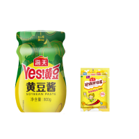 海天 酱料组合 黄豆酱800g+招牌拌饭酱20g 下饭拌面炒菜调味凉拌提鲜