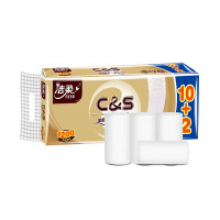 洁柔 无芯卷纸 金尊加厚4层100克*12卷 冲厕易降解卫生纸 母婴可用