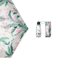 蕉下(beneunder) 太阳伞 防晒防紫外线遮阳伞女士雨伞户外晴雨两用伞 口袋系列五折伞-花影