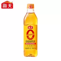 海天 料酒 0添加金标料酒500mL*1瓶 零添加料酒 酿造料酒 腌制红烧调料解膻