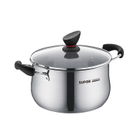 苏泊尔 ST24H1 汤锅 304不锈钢煮粥汤面烹饪锅具熬稀饭小炖锅 24cm