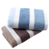 洁丽雅 小毛巾 兰色+棕色 2条装纯棉中巾强吸水舒适面巾 62*31cm 68g