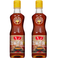 鲁花 CP005071 食用油 芝麻香油350ml*2瓶 物理压榨 凉拌 调味 烹饪 火锅