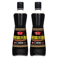 鲁花 黑糯米醋500ml*2瓶 调味品 棉柔香 0添加