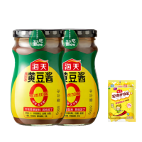 海天 调味酱 0添加黄豆酱800g×2瓶+海天招牌拌饭酱20g×1包