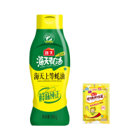 海天 调味品 上等蚝油590g×1瓶+海天招牌拌饭酱20g×1包 提鲜下饭蘸料