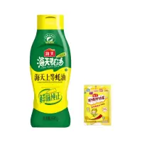 海天 调味品 上等蚝油590g×1瓶+海天招牌拌饭酱20g×1包 提鲜下饭蘸料