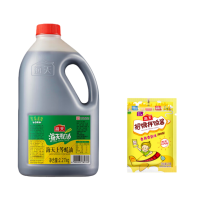 海天 调味品 上等蚝油2.27kg×1桶+海天招牌拌饭酱20g×1包 提鲜炒菜凉拌