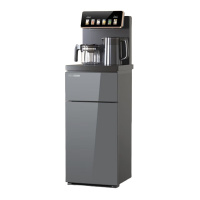 美菱 MY-A071B 饮水机/茶吧机 家用高端智能语音 防溢+遥控 304不锈钢水壶 下置水桶客厅家用立式饮水机一体柜