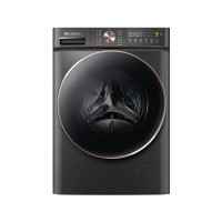 美菱 RS2G100D 滚筒洗衣机 10公斤 一级效能 如手洗系列DD直驱电机 除菌多种洗涤程序 天池岩灰