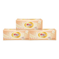 心相印 3DT55100 抽纸(包装)金装金典100抽三层塑装纸面巾3包装 (DT58100、DT55100随机)家用