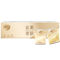 清风 纸巾 手帕纸金装无香 4层5张*10包 迷你便携出游 餐巾纸小包纸