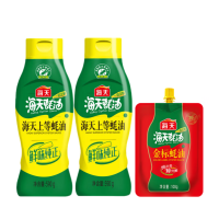 海天 调味品组合 上等蚝油590g×2瓶+金标蚝油100g 提鲜火锅蘸料