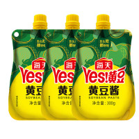 海天 黄豆酱300g×3袋 挤挤装调味酱 蘸焖红烧拌饭拌面下饭酱