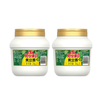海天 黄豆酱2kg×2桶 商用家用炒菜拌面大桶豆瓣酱辣椒酱原味下饭酱