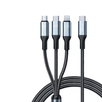 领臣 LC-443 手机充电器 一拖三超级快充C口 快充66W适用苹果Type-c安卓手机 1.8m