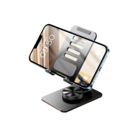 领臣 -T21 手机座 旋转伸缩支架 金属桌面床头懒人支架 苹果安卓通用 领臣 旋转伸缩支架