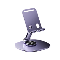 领臣 LC-K72 紫色旋转式支架 手机支架平板支架桌面可旋转折叠款 苹果安卓通用手机架
