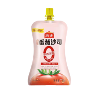 海天 番茄酱 0添加番茄沙司120g×1袋 果蔬沙司蘸薯条调味品番茄酱