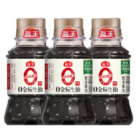 海天 酱油 0金标生抽100mL×3瓶 特级酿造酱油小炒凉拌提鲜零添加酱油