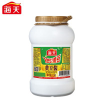 海天 黄豆酱 1.5kg×1桶 家用炒菜拌面大桶豆瓣酱辣椒酱醇香东北原味