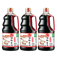 海天 酱油 海鲜酱油1.28L×3瓶 一级酿造0防腐炒菜调料红烧海鲜调味