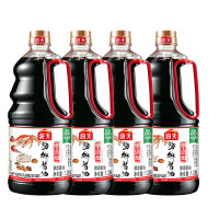 海天 酱油 海鲜酱油1.28L×4瓶 一级酿造0防腐炒菜调料红烧海鲜调味