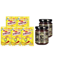 海天 调味品组合 招牌拌饭酱20g×5袋+海天XO酱200g×2瓶 拌饭酱